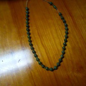 Green gem necklace